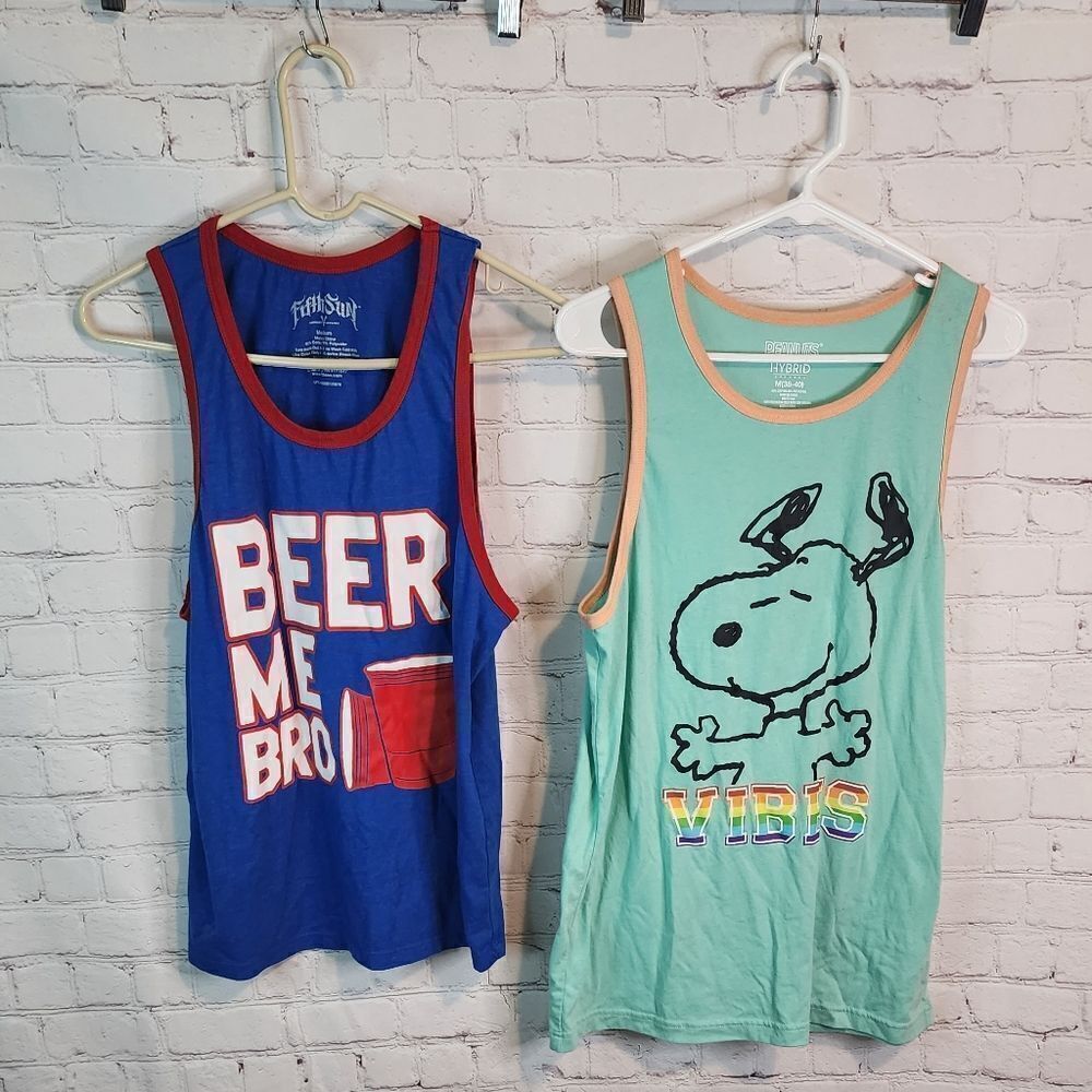 Men's Two Tank Top bundle, size medium